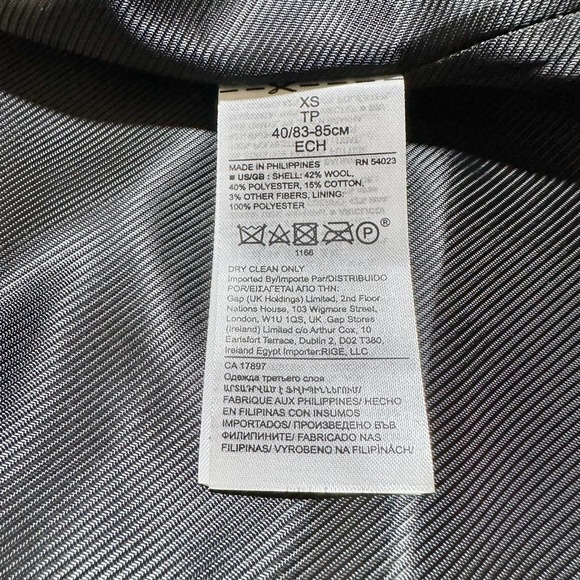Banana Republic | Women | Petite Leopard Print Wool Blend Top Coat | Size XS - Picture 11 of 16